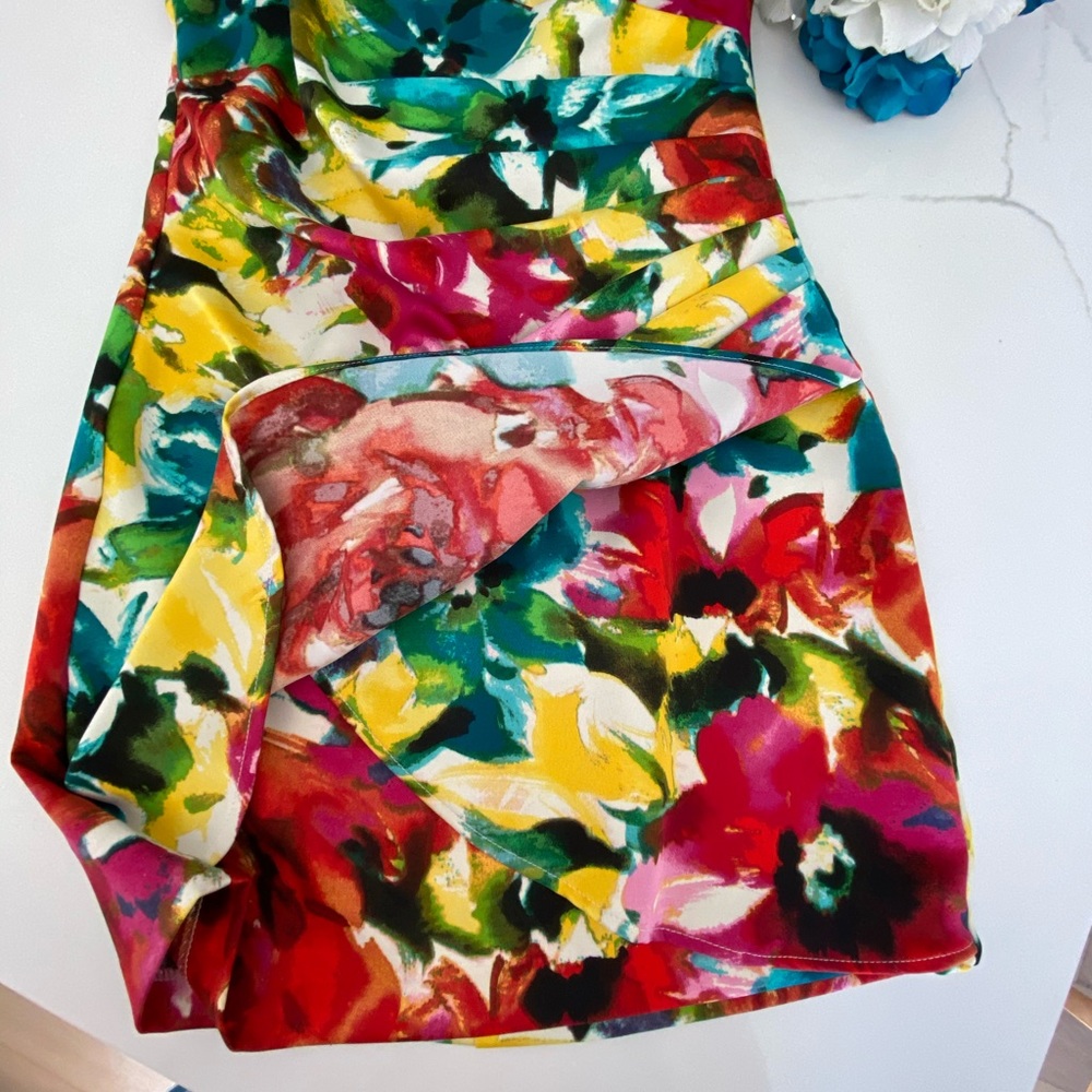 "A NIGHT ON THE TOWN" AMAZING Spring/Summer FLORAL Speechless Dress Jr 7 👗 - Picture 3 of 8